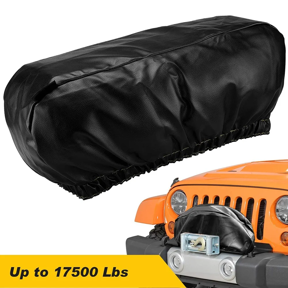 A73X-Winch Cover Robuste wasserdichte Windenschutzabdeckung Staubdichte universelle Windenschutzabdeckung für bis zu 17500 lbs – Detail 2