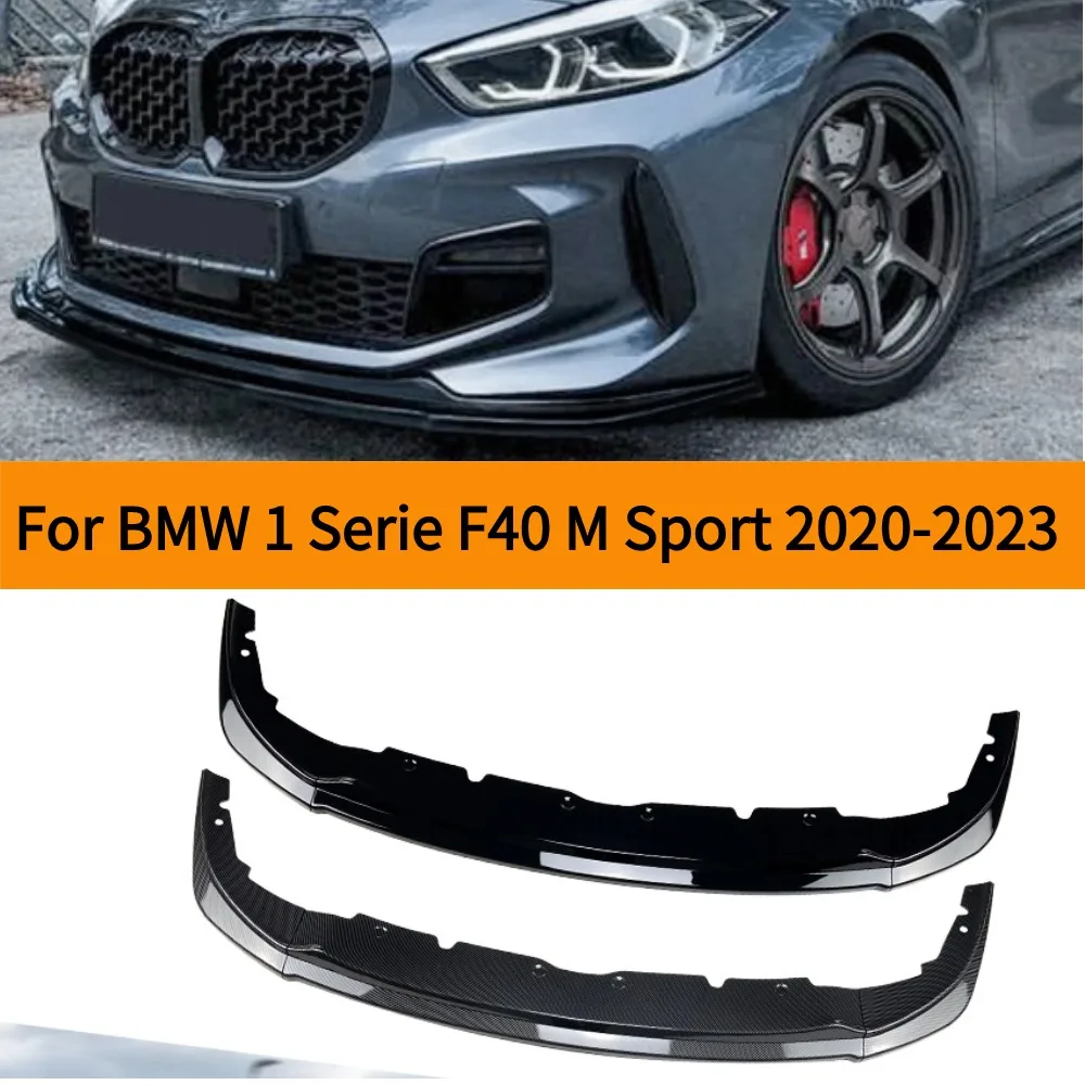 For2020-2023 BMW 1 Series F40 M Sport 118i 120i 128ti Front Bumper Lip Splitter Diffuser Performance Car Body Kit Spoiler Guard