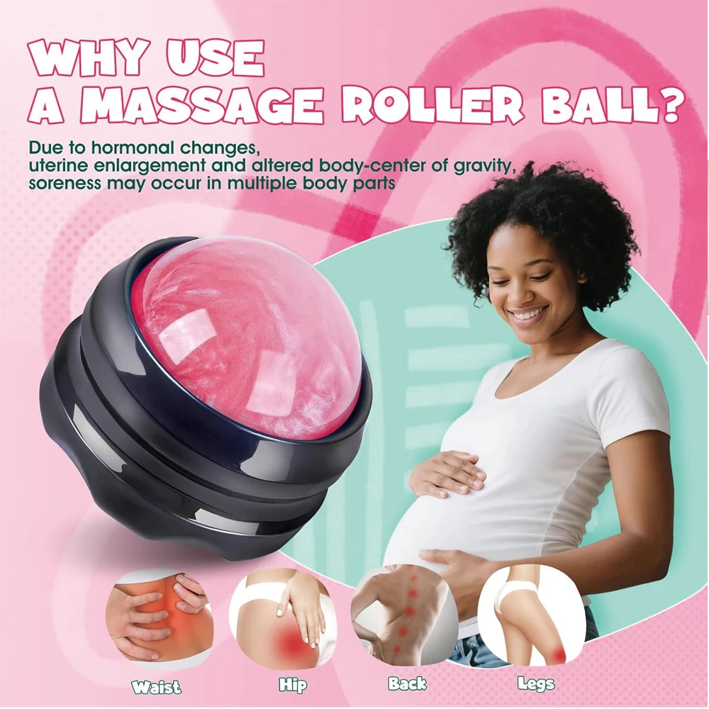 3/2/1pcs Birth Comb & Massage Roller Ball Kit for Women Labor and Delivery Essentials, Wooden Labor Comb Pregnancy Must Haves