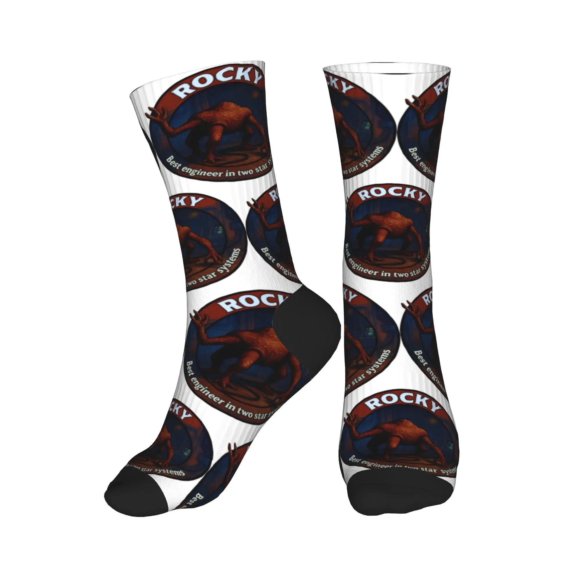 Project Hail Mary Rocky Best Engineer In Two Star Systems Socks Autumn  Stockings Vintage Mens Warm Soft Socks Design Anti Socks
