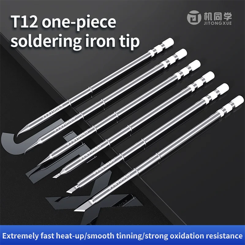 JTX T12-ST/MBT/BT/SK/BK/SMK Welding Head Series Welding Head Heating Core Integrated Multilayer Plating Soldering Iron Tips