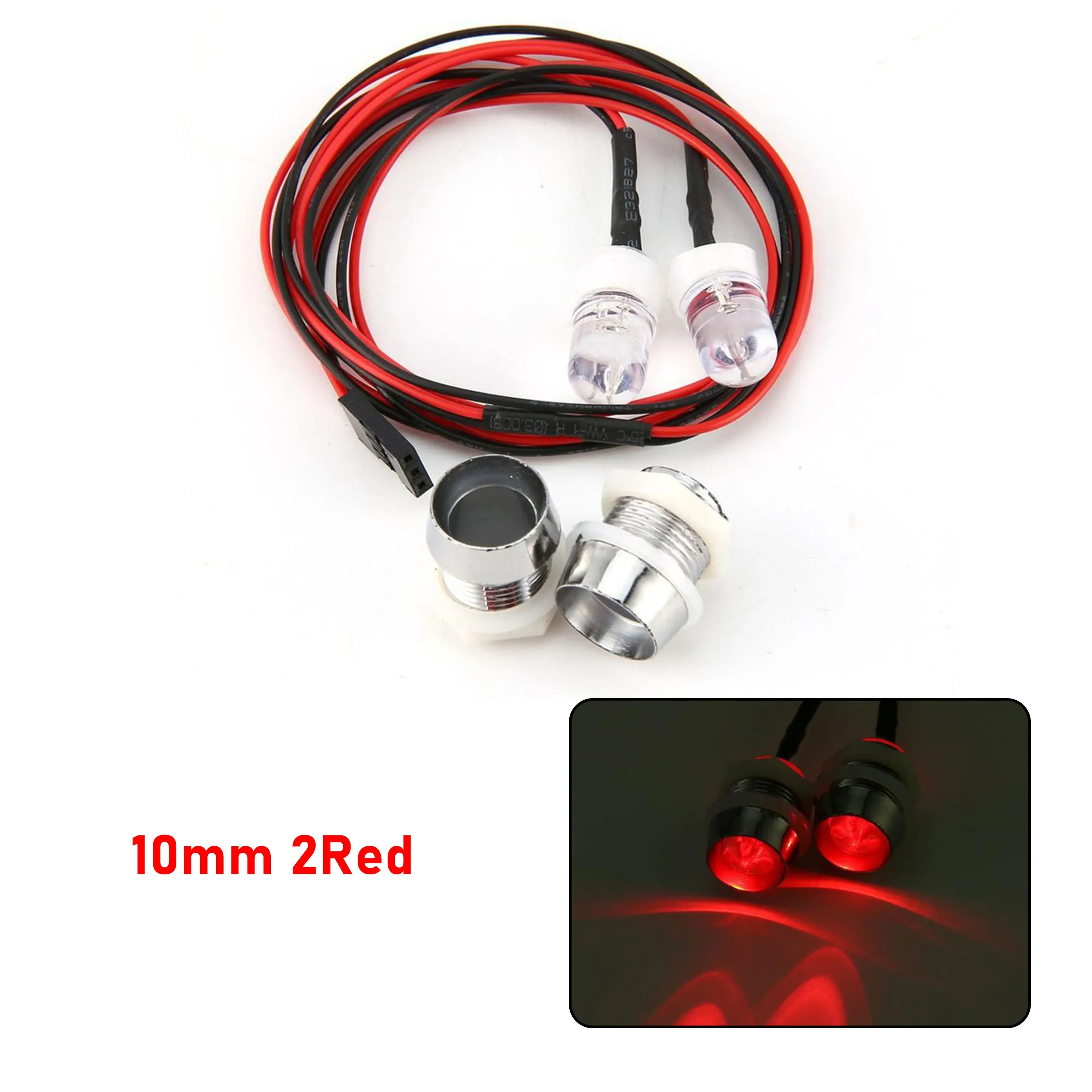 RC LED-Lichtset Scheinwerfer für 1/10 1/8 1/12 RC Auto Truck Crawler Drift Car Frontscheinwerfer Rücklicht TRAXXAS HSP HPI MN99 MN90 – Detail 39