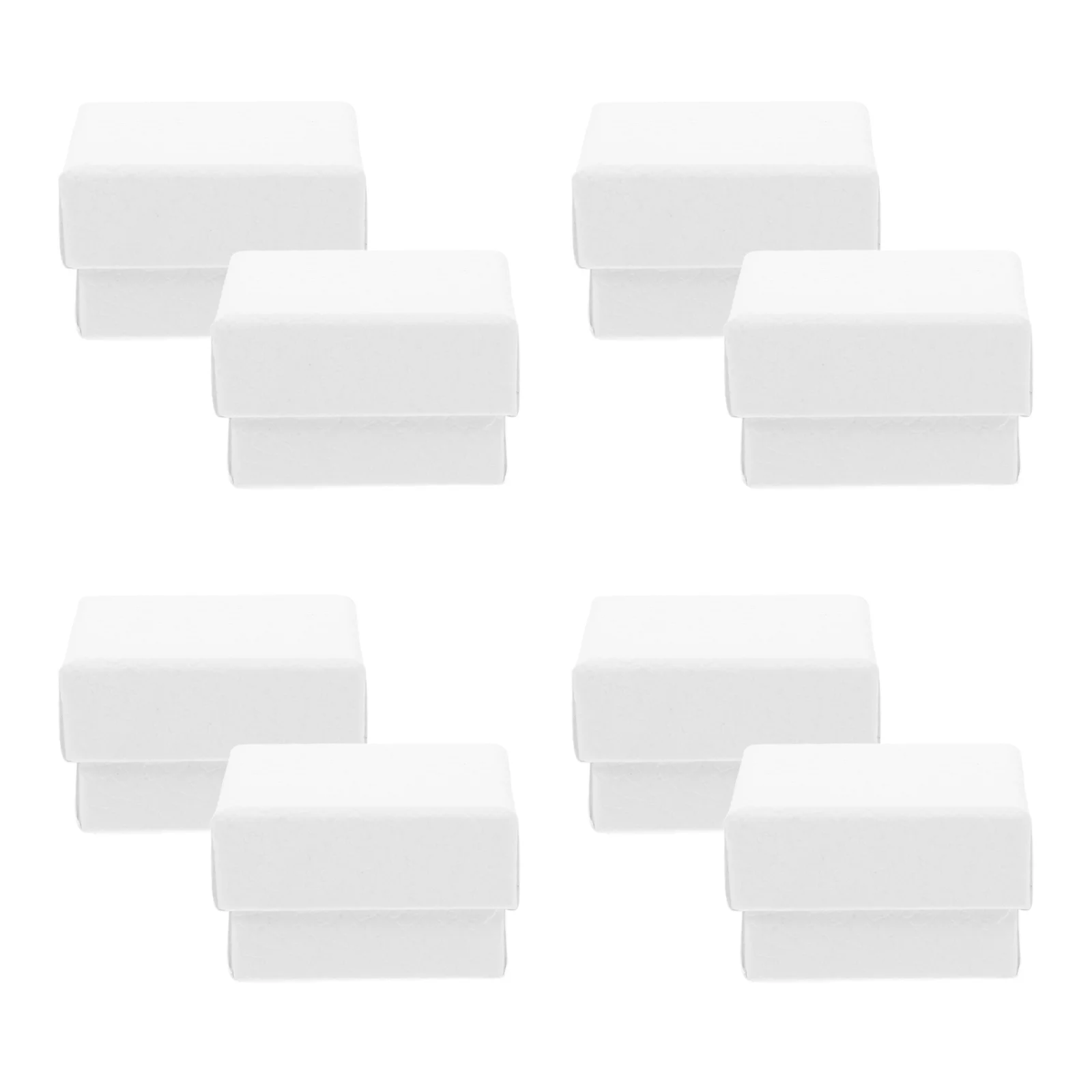 

Набор из 10 штук: маленькие подарочные коробочки для хранения и демонстрации ювелирных изделий (серьги, кольца, ожерелья), оптовые упаковочные органайзеры для украшений