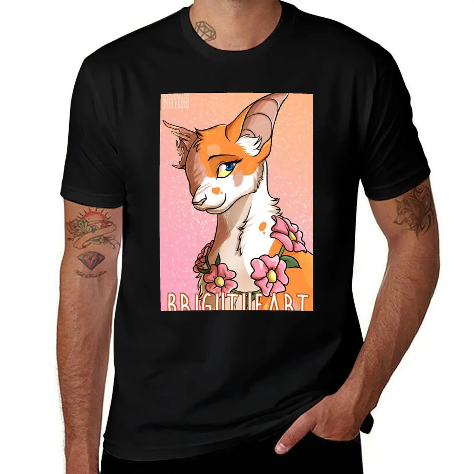 Brightheart Portrait T-Shirt Daily Wear Print T-Shirt