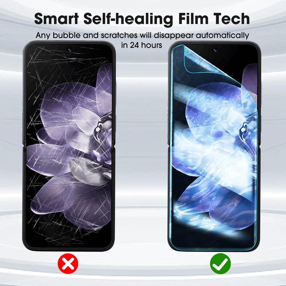 Soft TPU Hydrogel Films For Xiaomi Mix Flip Inner&Outer Screen Protector Not Tempered Glass For Mi Mix Flip 5G Accessories