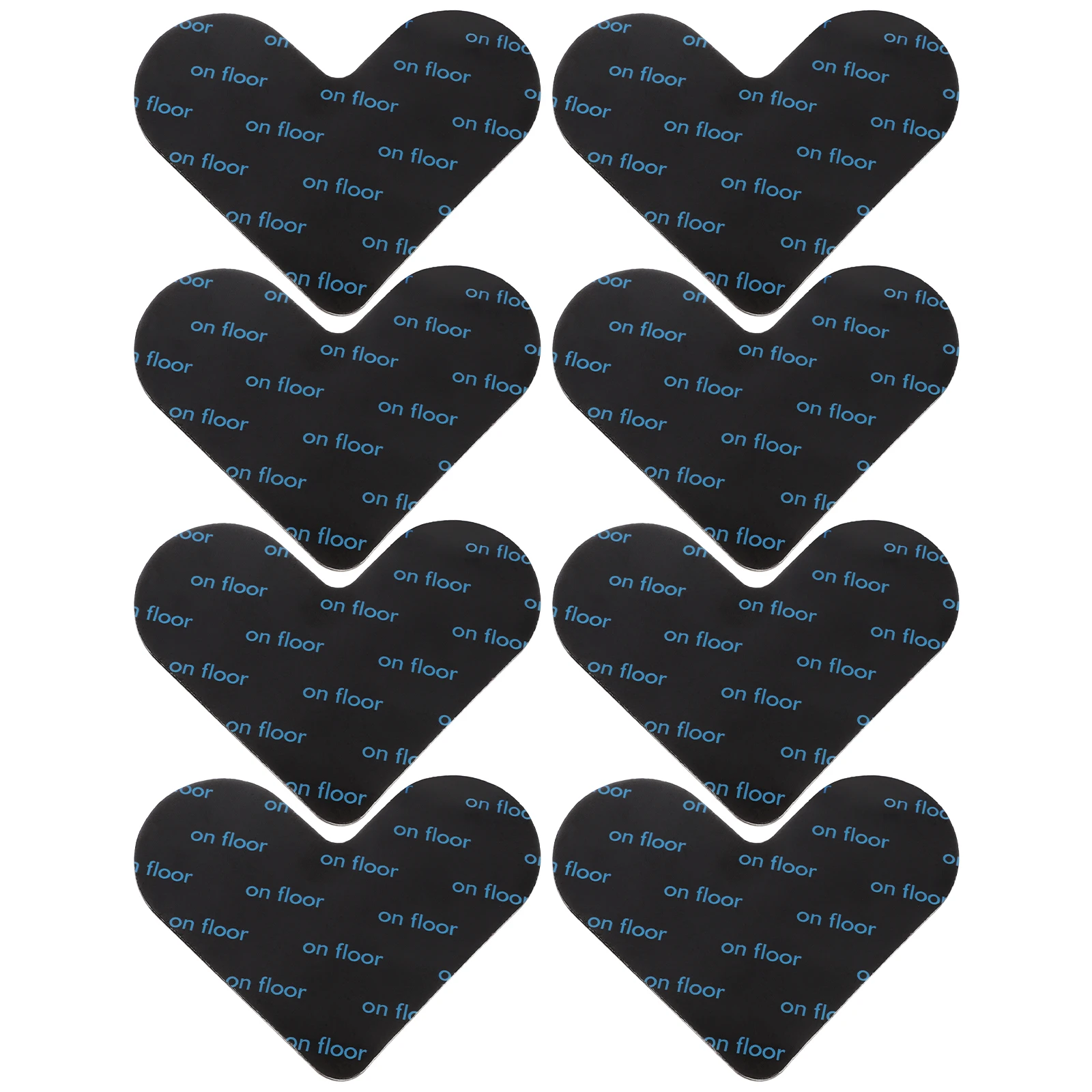 8Pcs Anti Slip Rug Tape Double Sided Carpet Nonslip Stickers Rug Pad for Laminated Tile Floors Home Office Kitchen Safety