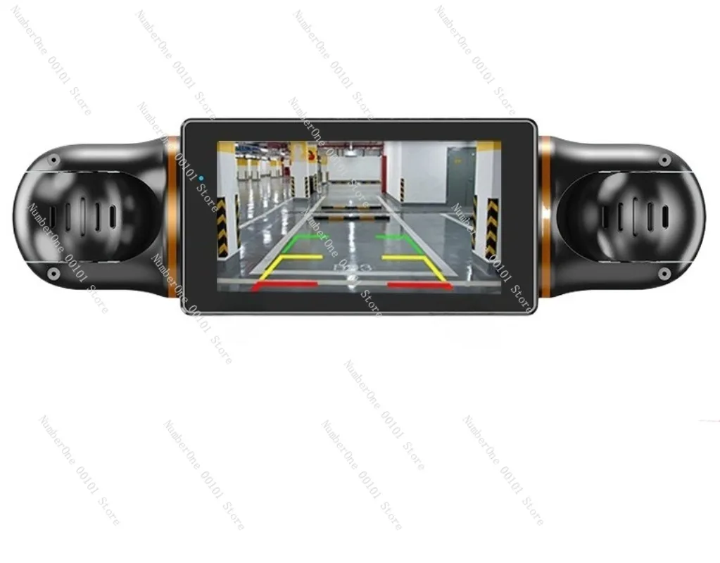 Four Lens HD Dash Cam 1080P Wide Angle Mobile Phone Interconnection GPS Driving Track Parking Monitoring