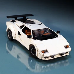 2023 NEW 1251Pcs Parts Creative Expert MOC LC5000 Countach MOD 10295 Sports Cars Building Blocks DIY Bricks Toys