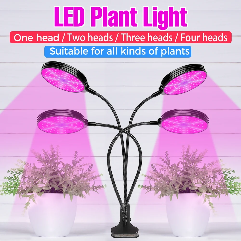 

LED Full Spectrum Grow Light Indoor Plant Fill Lamp 5V Dimmable Greenhouse Tent Vegs Fruits Seeds Succulent Cultivation Lighting