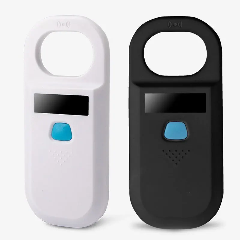 الحيوانات الأليفة رقاقة الماسح الضوئي قابلة للشحن تتفاعل EMID مايكرو رقاقة قارئ الماسح الضوئي 134.2 كيلو هرتز 125 كيلو هرتز 15 أرقام الحيوانات الأليفة رقاقة معرف الماسح الضوئي للحيوانات