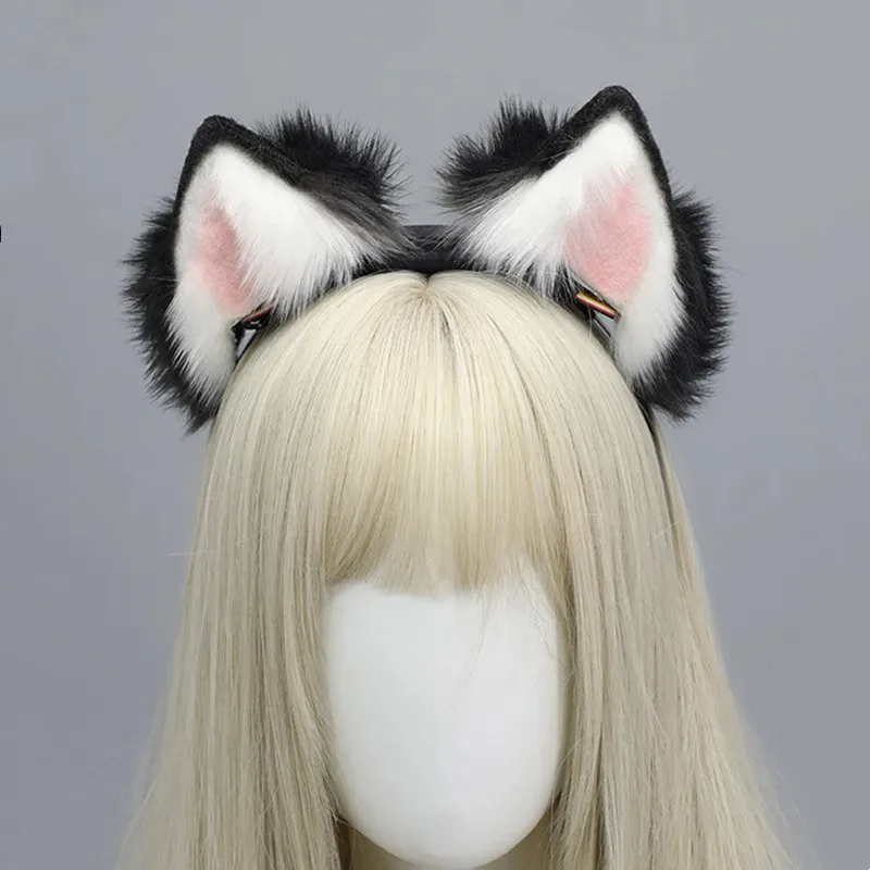 Перезаряжаемая электрическая повязка для волос с подвижными кошачьими ушками, подарок для девочек, реквизит для косплея, карнавал, Хэллоуин, клуб, маскарад, вечерние головные уборы