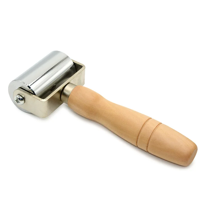 Manual Silicone Solid Edge Banding Roller Woodworking Leather Edge Pressing Hand Pressure Roller No Power
