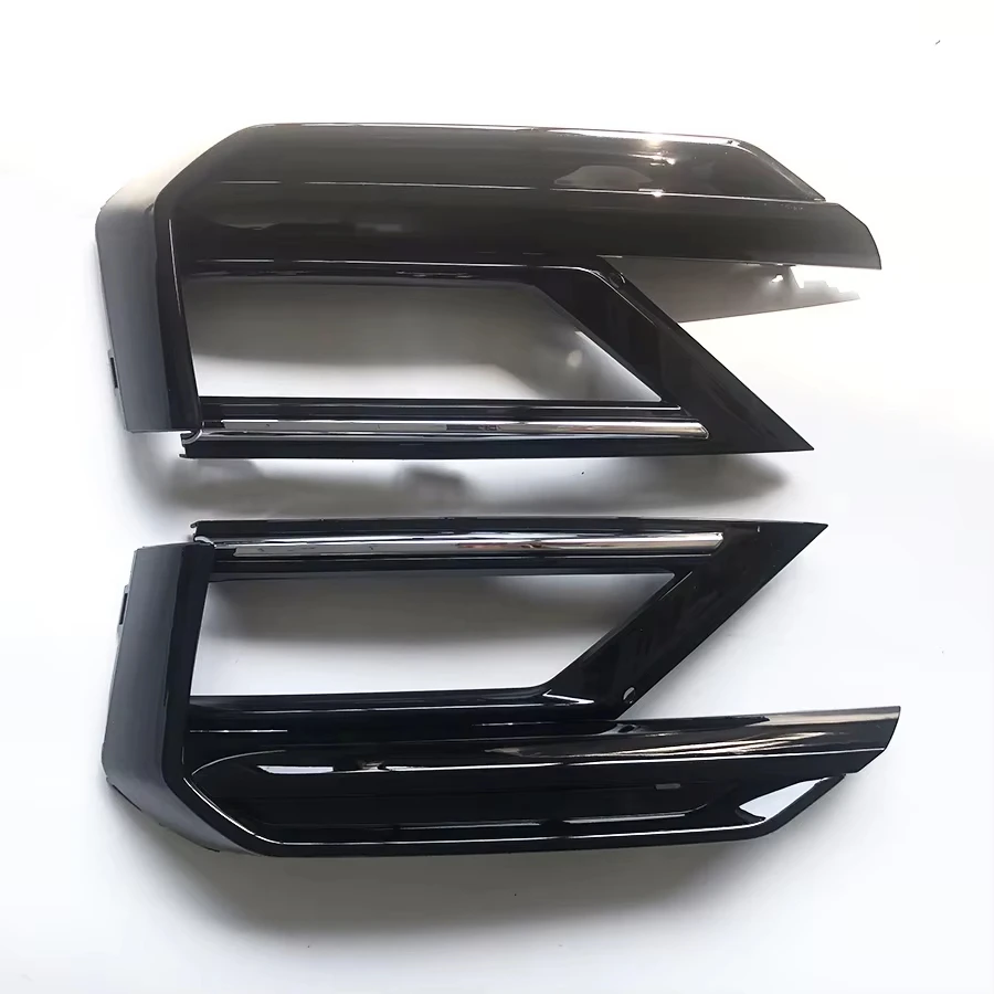 

Car Fog Lamp Cover & Frame Kit - Front Bumper Trim + Lower Side Grille For VW Tiguan R-LINE 2017-2019