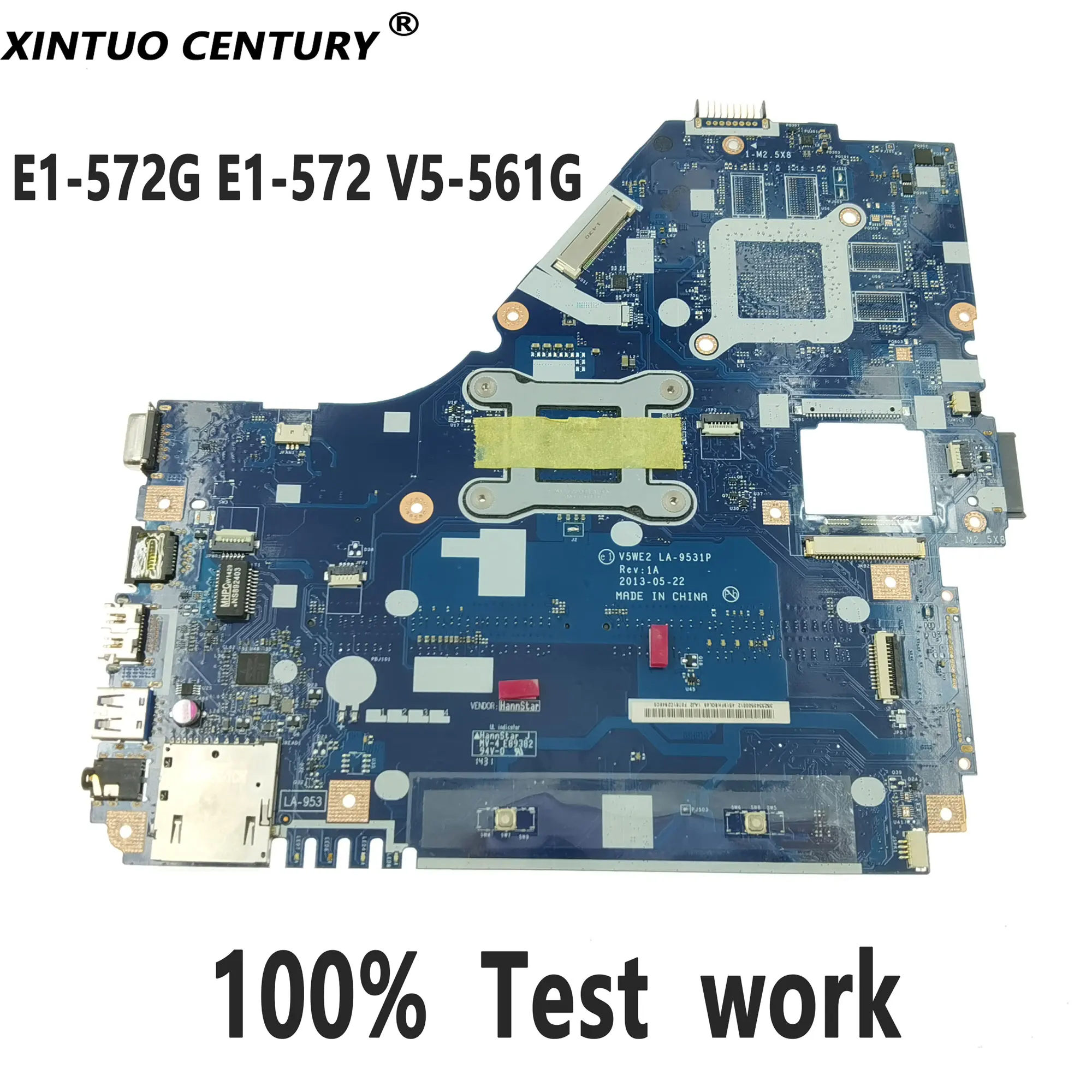 NBV8M11003 motherboard for Acer E1-572G E1-572 V5-561G laptop motherboard V5WE2 LA-9531P with CPU I7-4500U GPU 100% test work