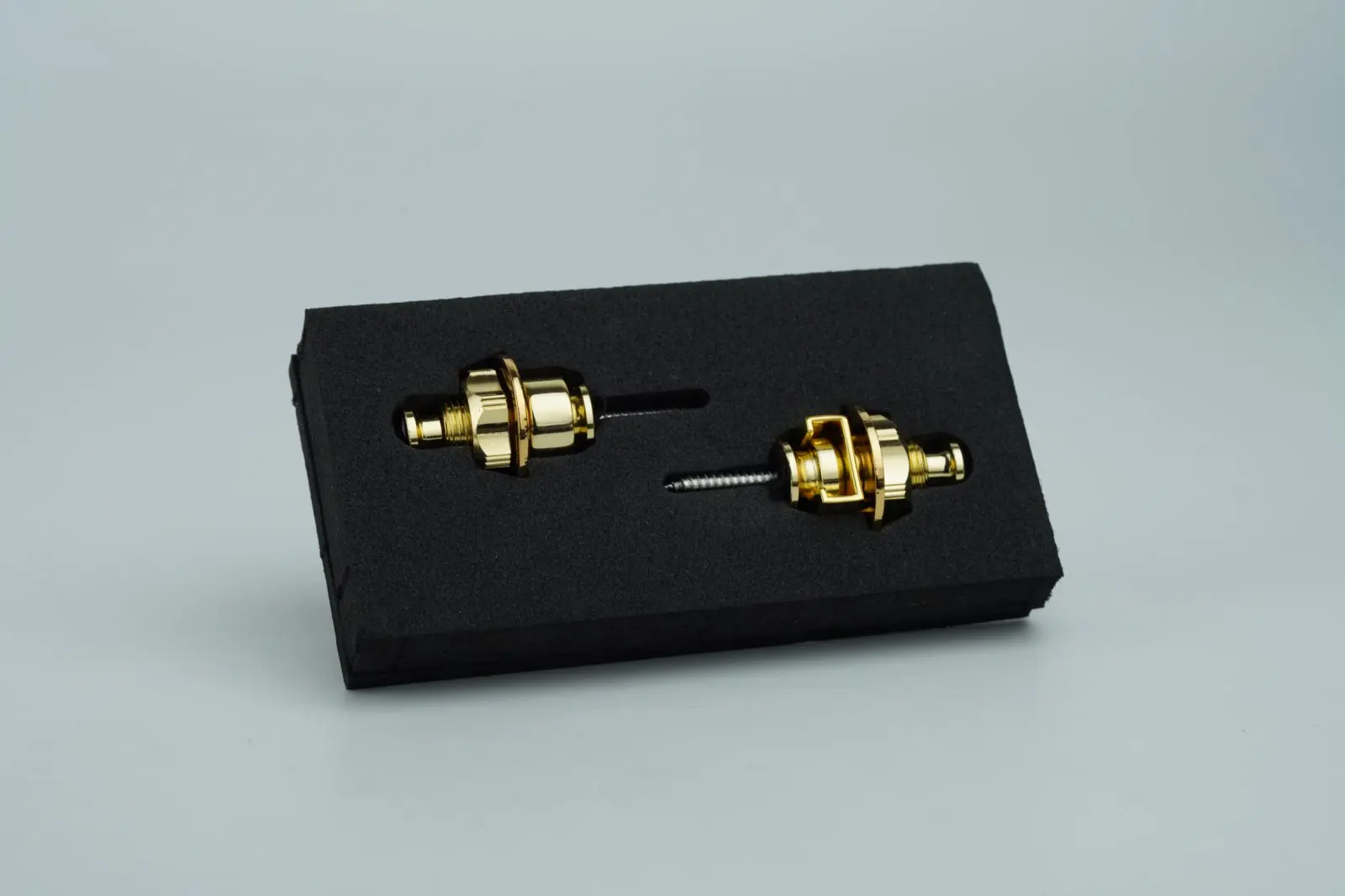 2 pcs. Strip Lock for Guitar/Bass Anti-Slip Locking Pins Metal Locking Pins Ends Guitar Accessories