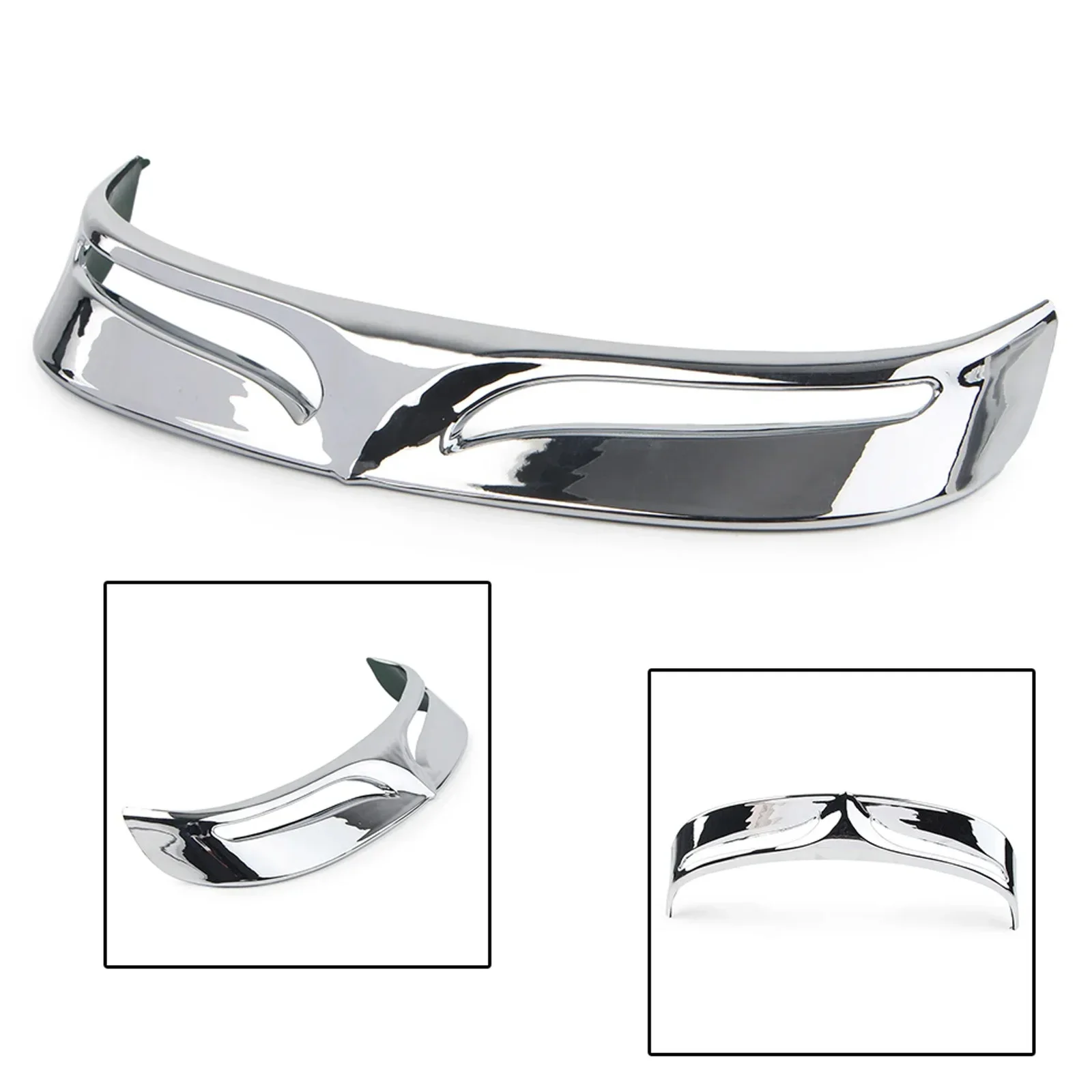 Motorcycle Rear Fender Trim Tip Trailing ABS Chrome Cover For Harley Davidson Fat Boy Fatboy FLSTF FLSTFB