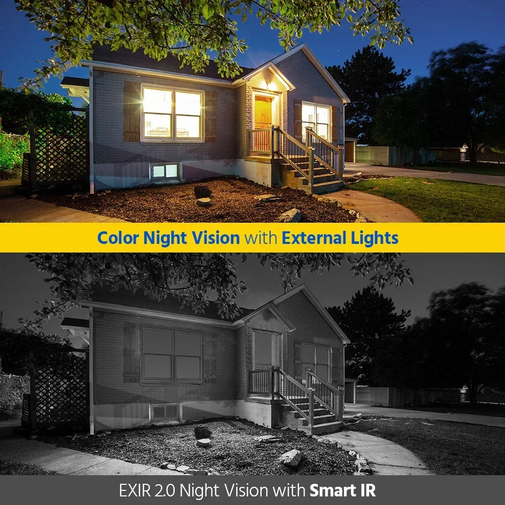 ANNKE 16CH 4K (8MP) H.265 PoE NVR Sistema CCTV + 8 pezzi 3K (5MP) AI e microfono Telecamera dome IP PoE per visione notturna HD con slot SD