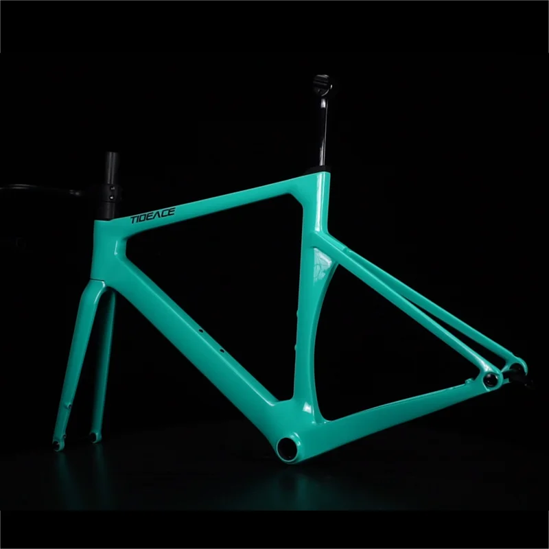 

EPS Technology T1000 Full Carbon Fiber Endurance Disc Brake Road Frame and Handlebar 700C Racing Frameset Max 28C