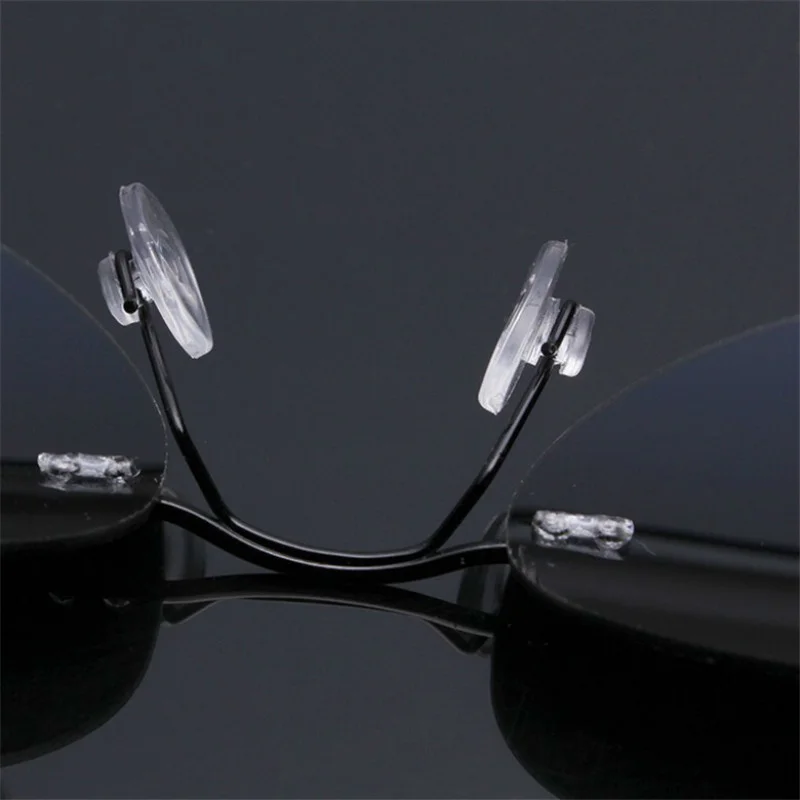 New Arrival Luxury Ultra-Light Pilot Flexible Pure Titanium Unisex Polarized Rimless Fishing Sports Sunglasses Sun-shade Eyewear