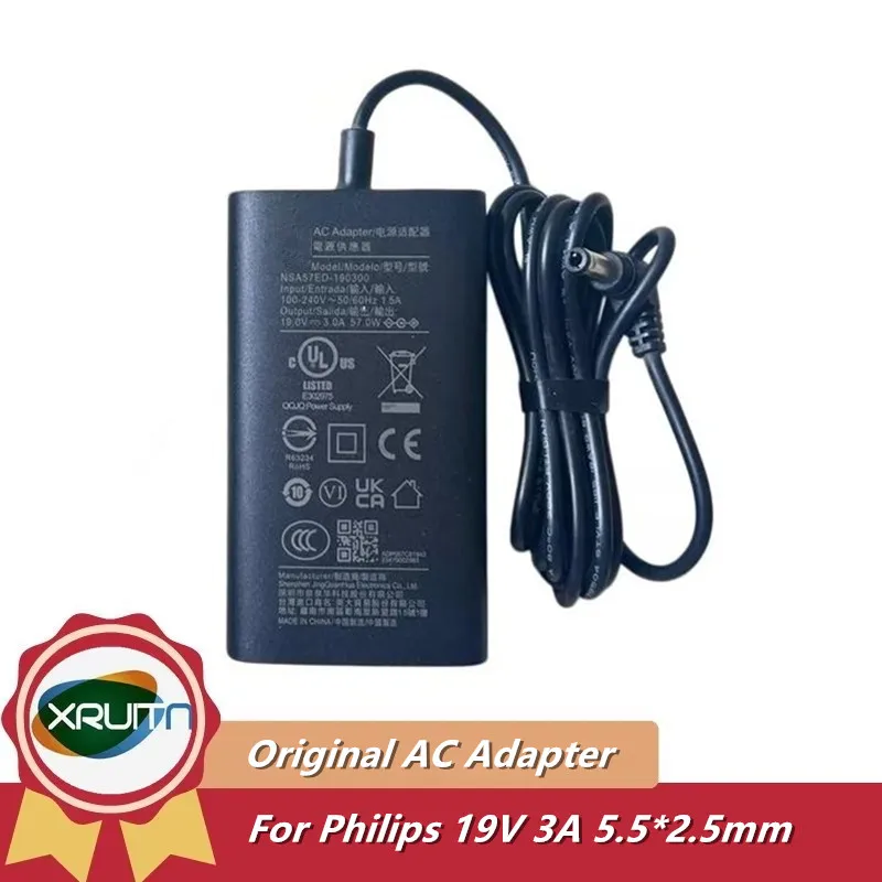 オリジナル-nsa57ed-190300-ac-アダプター充電器フィリップス-19v-3a-57w-55x25mm-電源用
