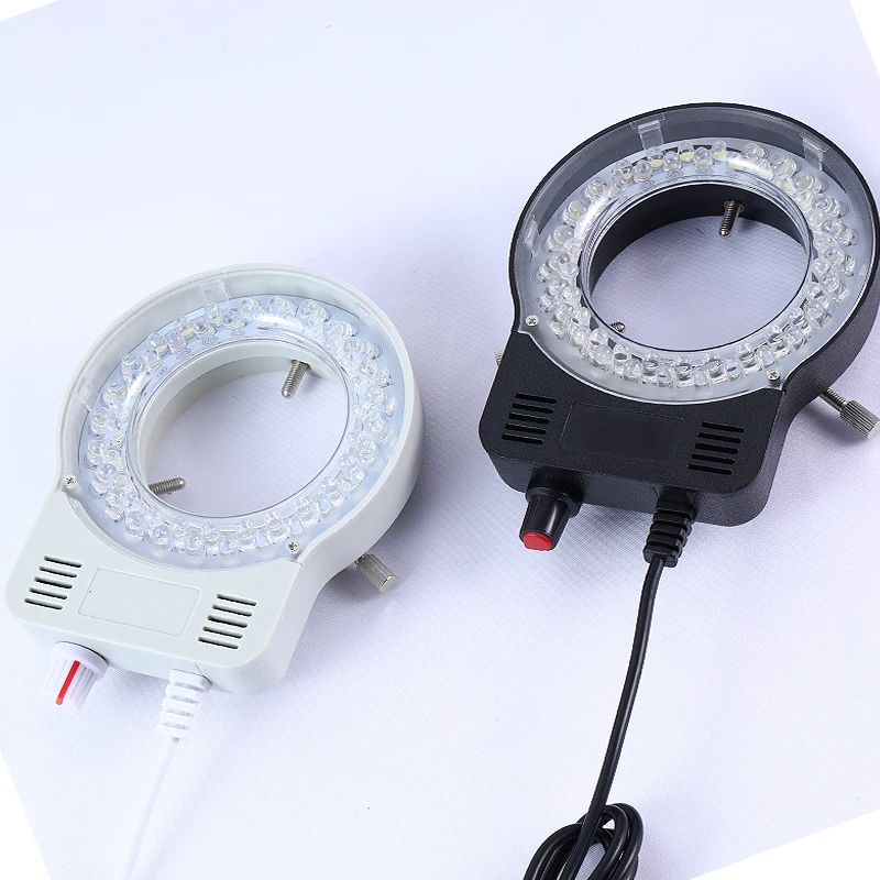 LED Ring Licht 1-100% Helligkeit Einstellbare Füllen Licht Für Trinokular Stereo Mikroskop Lupe Telefon Löten Reparatur Werkzeuge