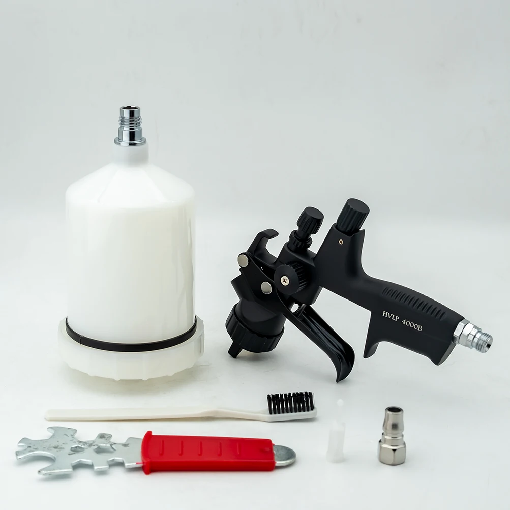 Hoge Kwaliteit 4000B HVLP Spuitpistool 1.3mm Rvs Mondstuk Verneveling Professionele Spuit Verf Airbrush Voor Auto Schilderen