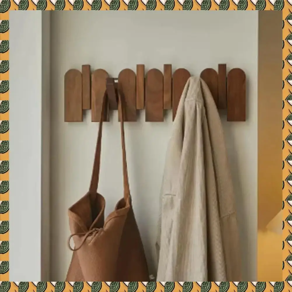 

A77I деревянная настенная вешалка для одежды с декоративным крючком, вешалка для одежды, шляпы, ключей, шкаф для мебели для гостиной