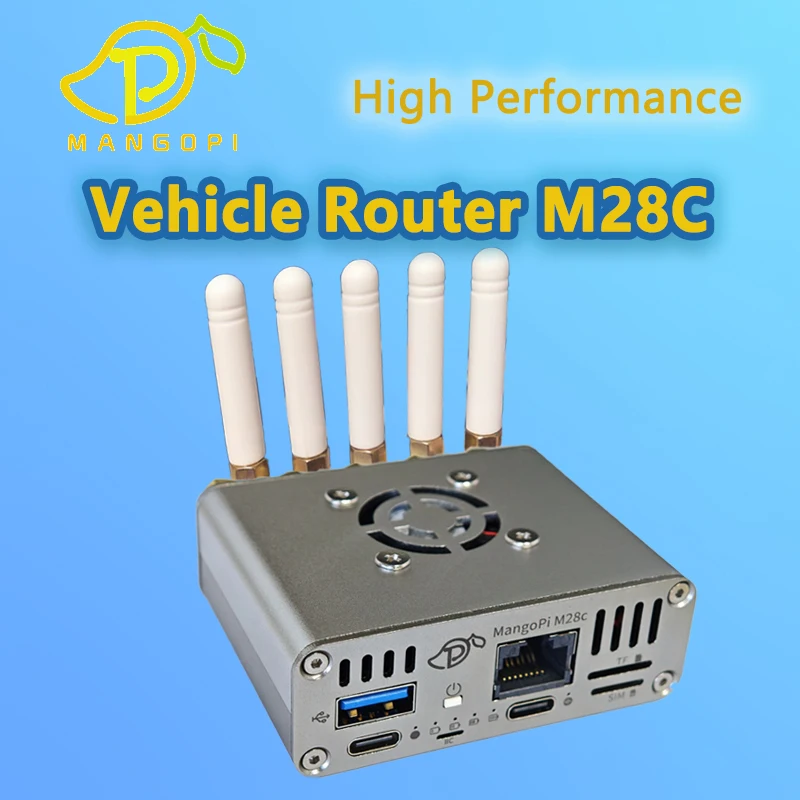 

Автомобильный маршрутизатор Mangopi M28C CPE, беспроводная карта 5G, вставка Wi-Fi6 OP Gigabit с USB3, требует самонаправленного модуля 5G