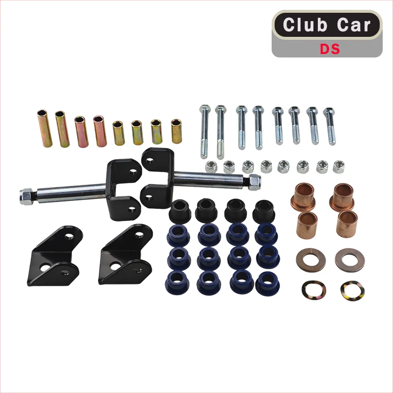 Golf cart front end repair lifting lugs riser rubber sleeve iron coveer screw kit suitable for Club Car DS 1993-up model,1016386