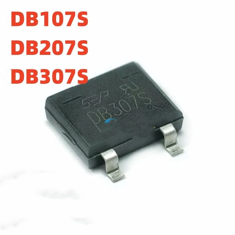 10PCS DB107 DB207 DB307 DB107S/DB207S/DB307S Brand-New Bridge Rectifiers Silicon Bridge Rectifiers Through-Hole DIP4/SMD SOP4