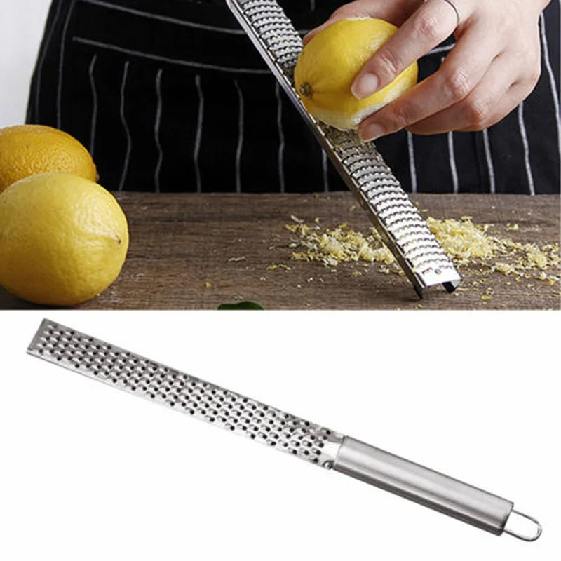 

Lemon Zester Vegetable Fruit Grinder Citrus Ginger Cheese Grinding Tools Handheld Cheese Grinder Stainless Steel Garlic Grater