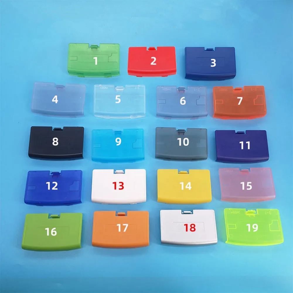 1000 Stück Batterieabdeckung Hintertürdeckel ersetzen für Nintendo Gameboy Advance GBA Konsole