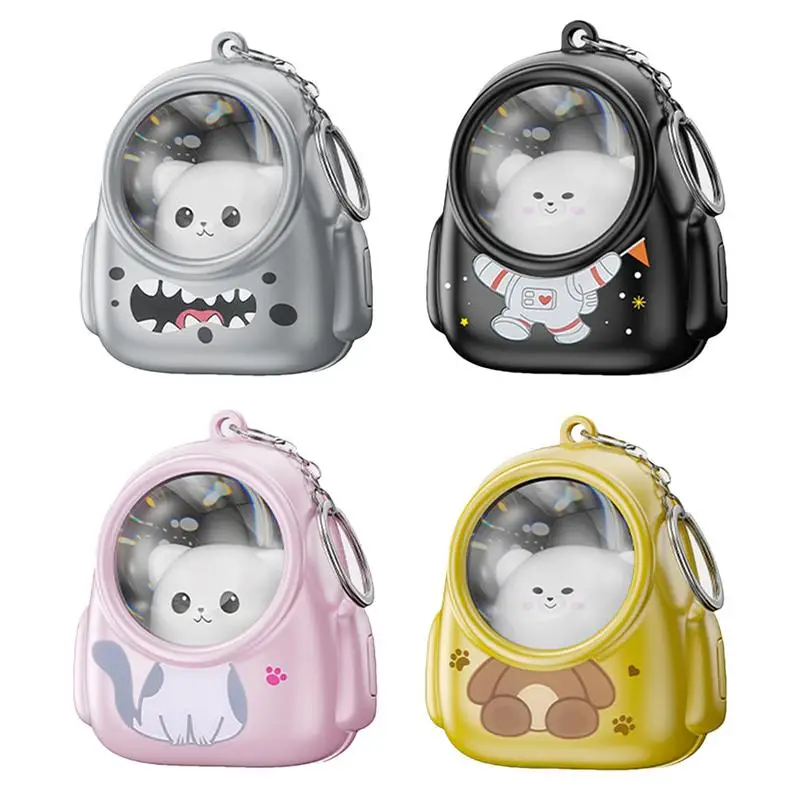 Animal Keychains Light up Animal in Backpack Key Ring with Light Led Light Keychain Purse & Backpack Keychain Hang Ornaments