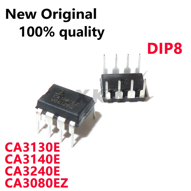 2-5/peças novo ca3080e ca3080ez ca3130e ca3130ez ca3140e ca3140ez ca3240e ca3240ez dip8 chip amplificador operacional em estoque