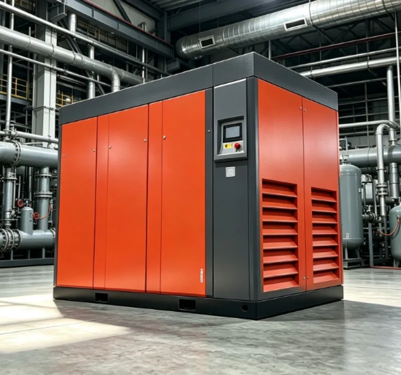 15kW 20HP PM VFD Screw Air Compressor, 16Bar All‑in‑one Compressor Unit With Tank Dryer Filter For Laser Cutting