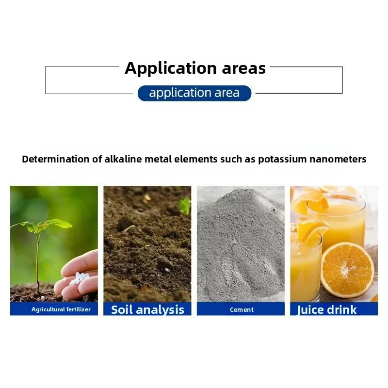 Flame Photometer FP6410 Fertilizer Soil Cement, Special Potassium and Sodium Laboratory Flame Photometer