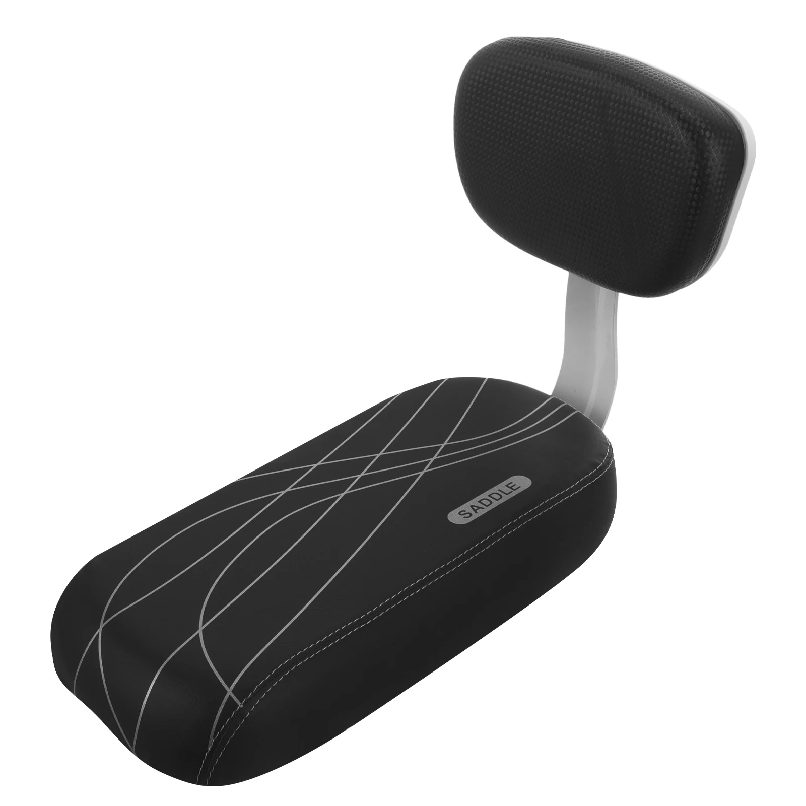 

Rear Sponge Bike With Back Rest Seat Thick Sponge Mountain Bike Seat Backrest for Kids Adults Universal Standard