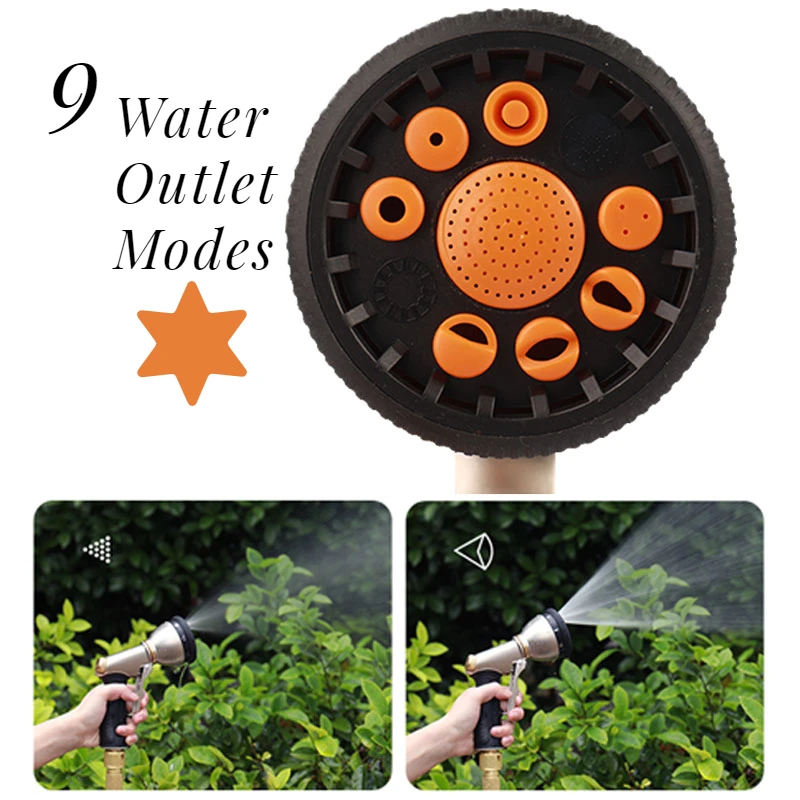 Expandable Magic Home and Garden Hose 25-100FT Flexible High Pressure Car Wash Pipe House Farm Watering Gun Set Hose Accesorries