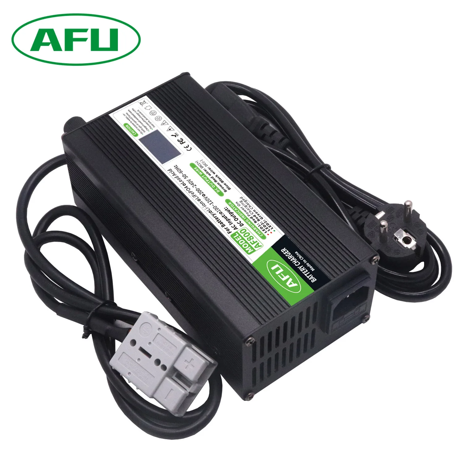 79.8V 8A Lithium Battery Charger Usd For 19S 70.3V Lithium Ion Battery Highpower Smart Fast Charge With OLED Display