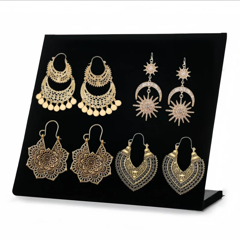 Retro Boho Style Stud Earrings with Fringe and Openwork Floral Motifs The Perfect Gift for Your Best Friend or Girlfriend
