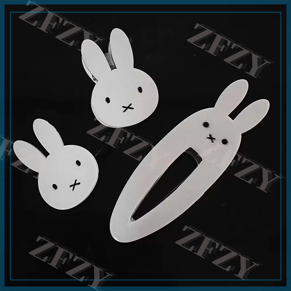 Cartoon Rabbit Hairpin Mini Clip For Women Handmade Hairpin Cute Hairpin Banger Clip For Small Girls Headdress Clip Decorate