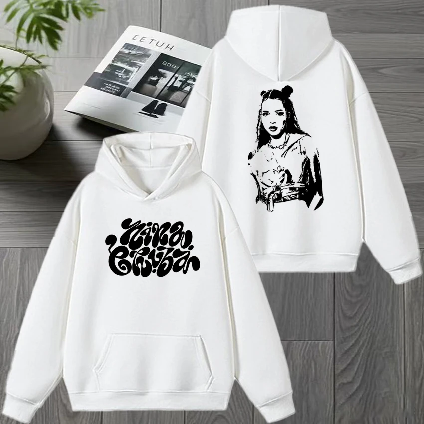 

Hot Singer Nina Chuba Album Tour 2025 printed Hoodies Men women vintage hip hop Fleece streetwear Unisex Casual Winter pullovers