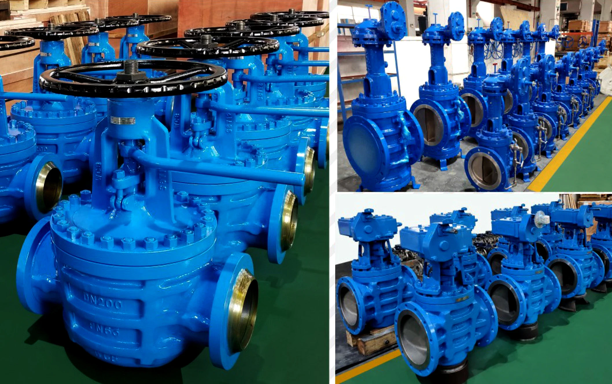 2 Inch DN50 Manual Control Worm Gear Ductile Iron Flange Eccentric Plug Valve PN10/PN16 NBR/EPDM for Water Systems