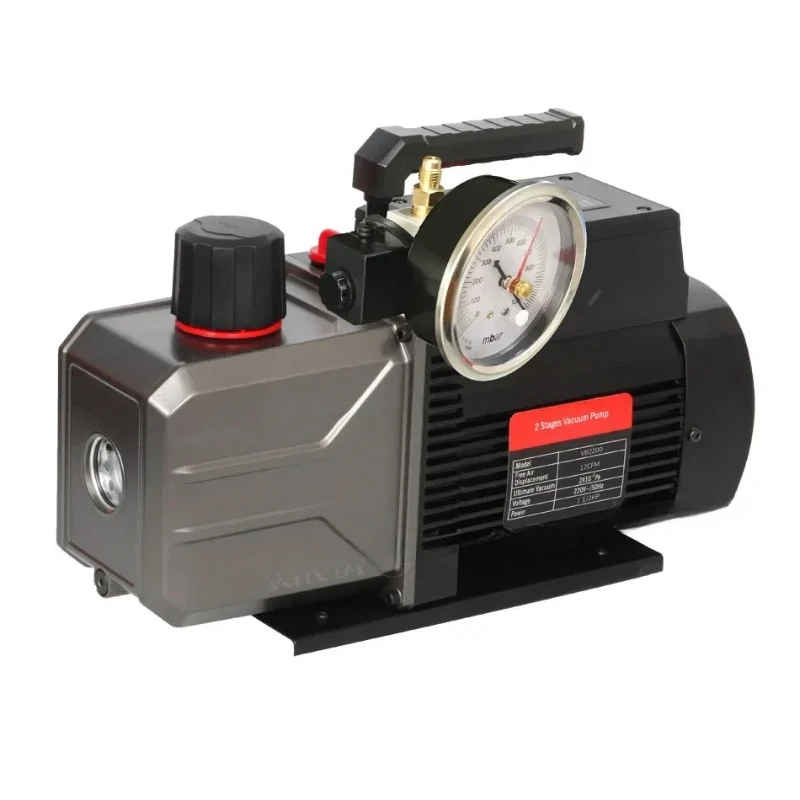 R32 R410A Refrigerant Vacuum Pump Integrated Body Vacuum Pump Equipment Dual Stage Air pump for AC Service