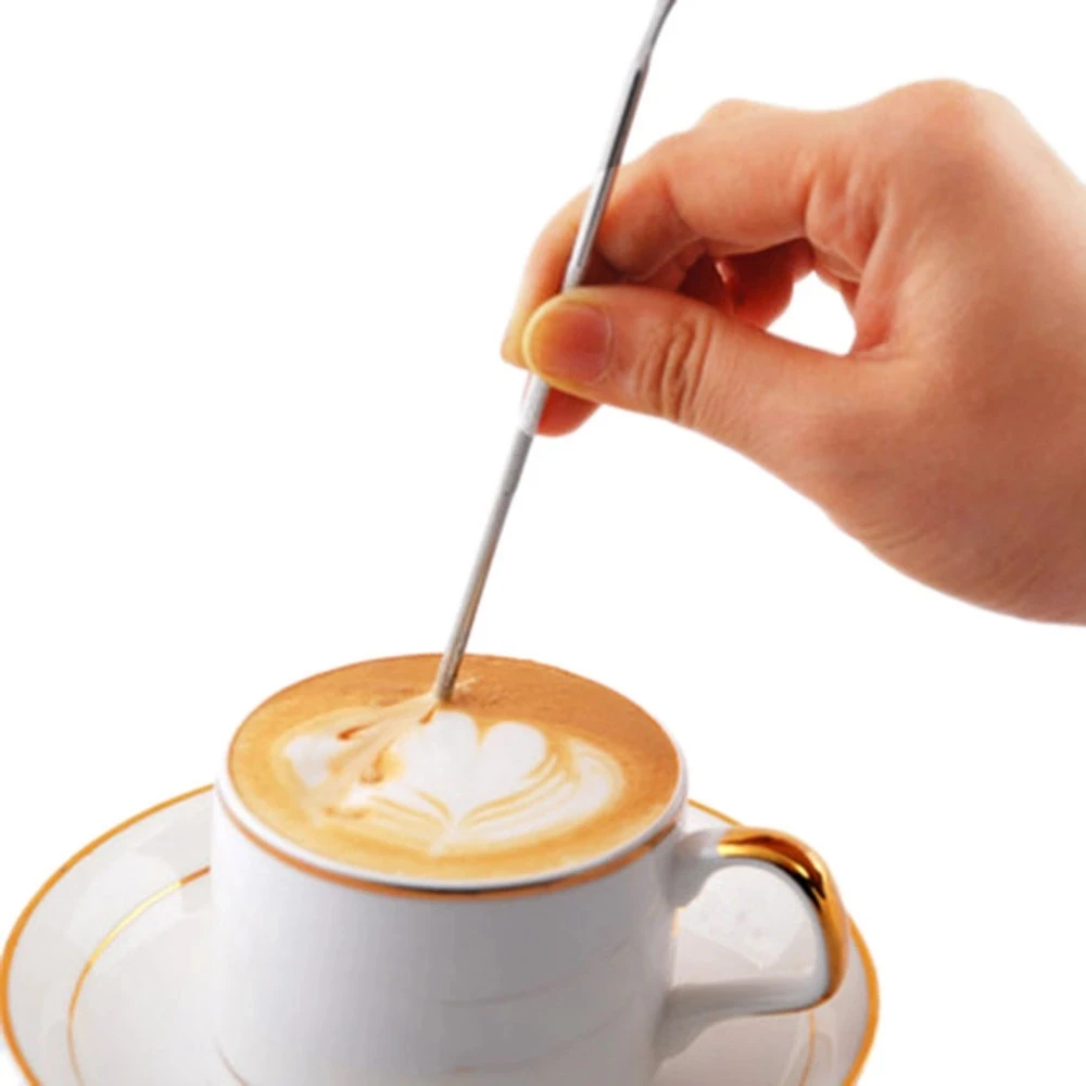 Hot Sale Barista Cappuccino Latte Espresso Coffee Decorating Pen Coffee Art Needle Art Household Kitchen Cafe Tool