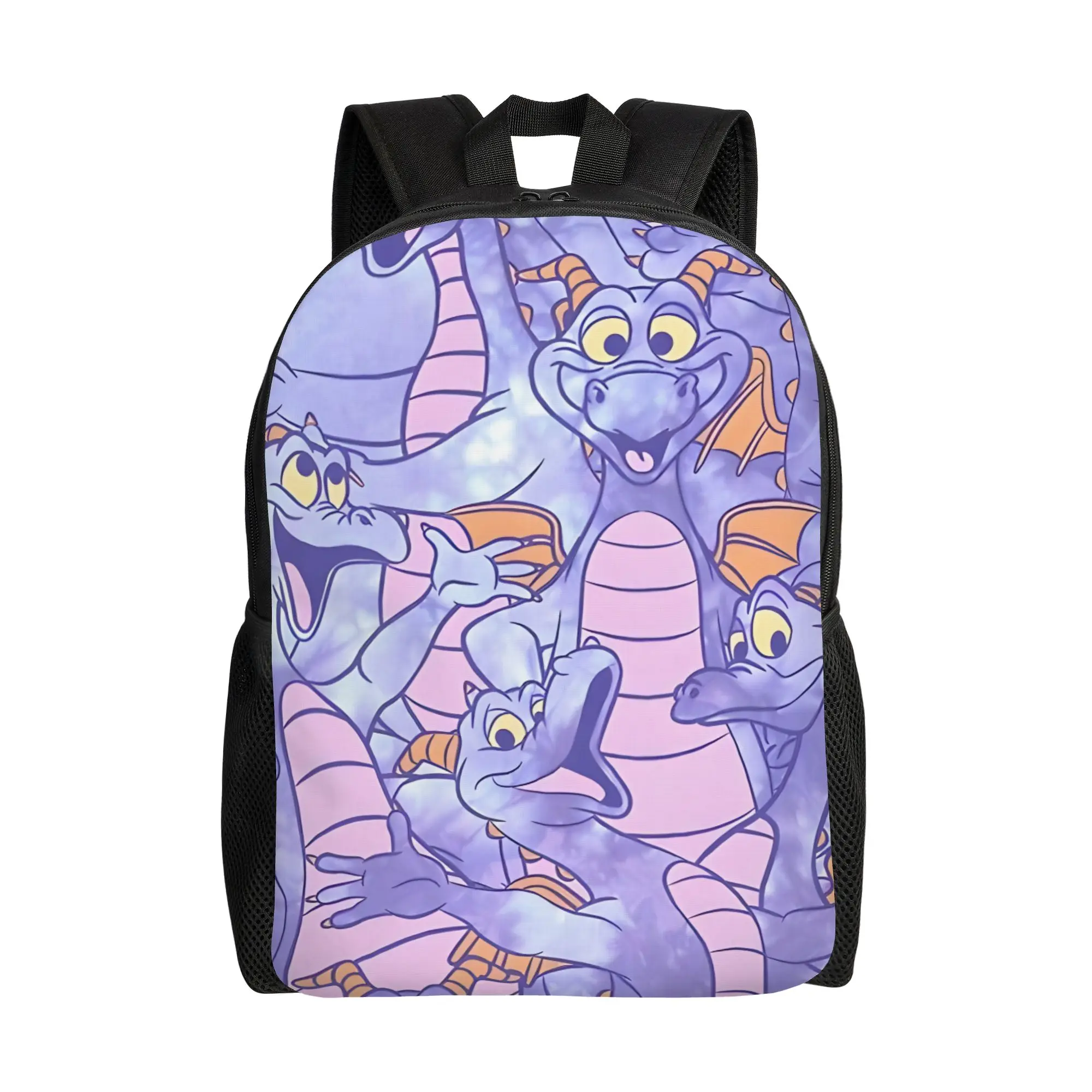 

Back to school season Figment Epcot Collage 4 Best Seller Knapsack Walt Cartoon Office Staff Light Backpack