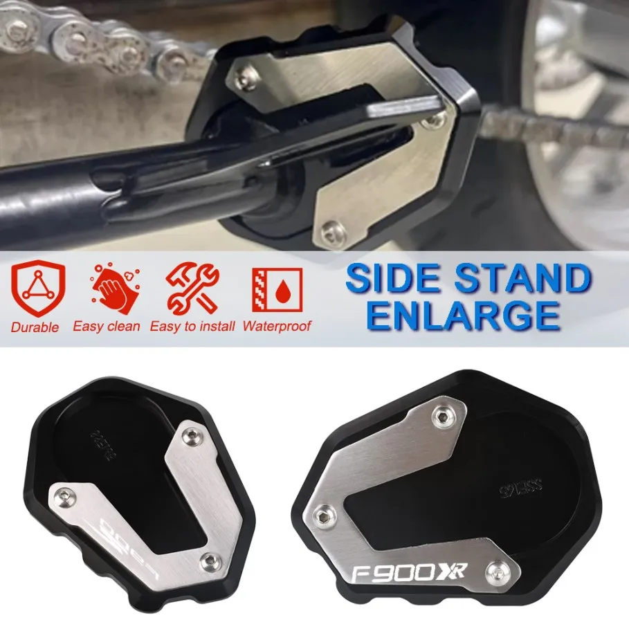 

For BMW F900R F900XR F 900 X XR 2021 2022 2023 2024 Kickstand Enlarger Parking Motorcycle Accessories Side Stand Extension Plate