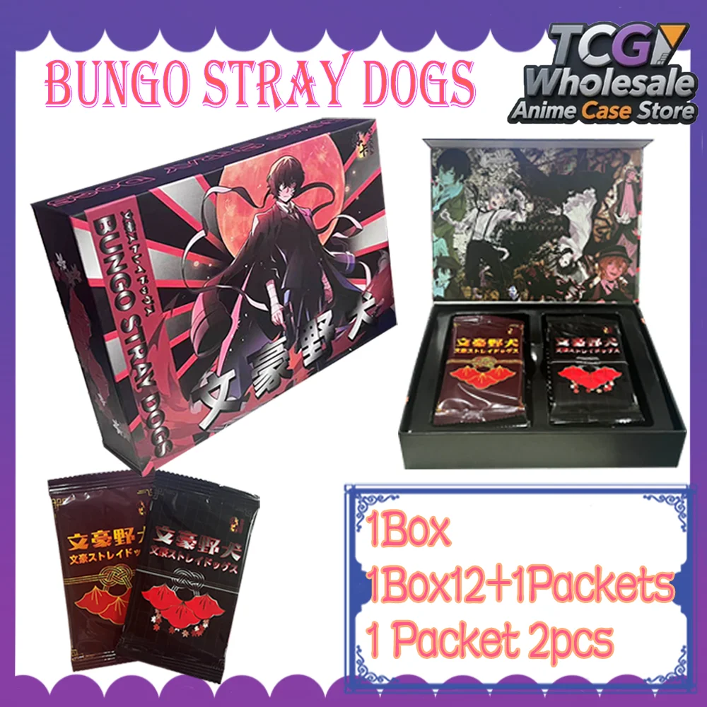 

Bungou Stray Dogs Cards Anime Games Booster Box Doujin Toys Popular Classic Anime Peripheral Collectible Cards