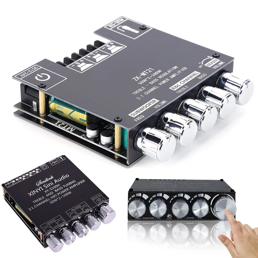 ZK-1002T 블루투스 호환 HIFI 2.0 채널 앰프, 스테레오 스피커 보드