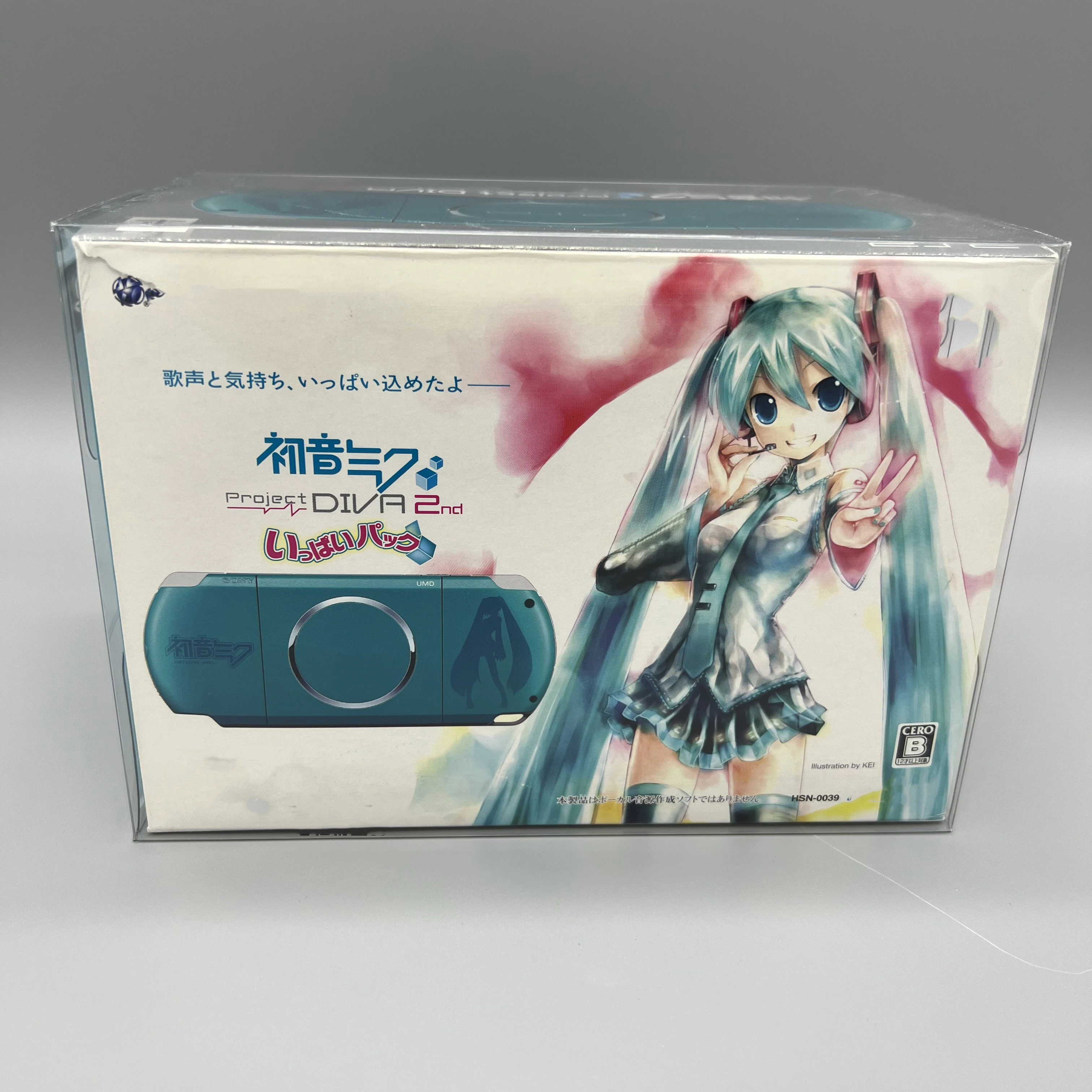 1 Box Protector For The PSP3000 Hatsune Miku Limited Edition Japan Version Clear Display Case Collect Box
